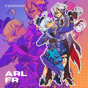 Arlecchino x Furina (Genshin)